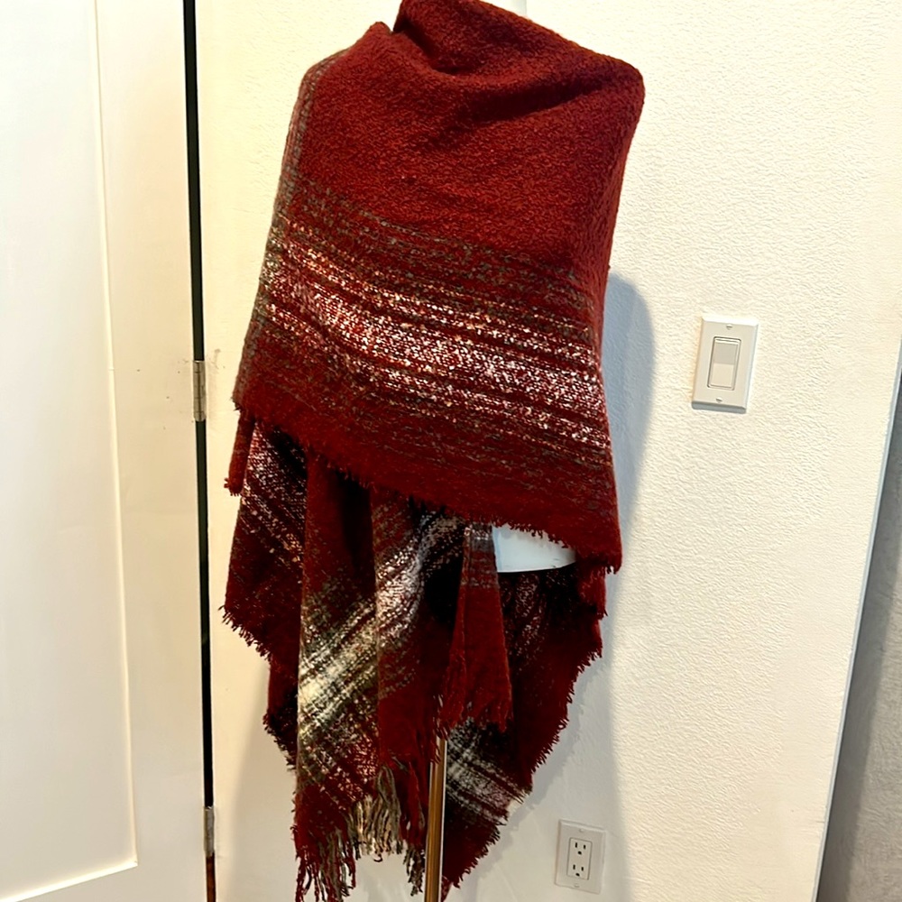 Incredibly Chic Acrylic Boho Wrap Shawl - image 2